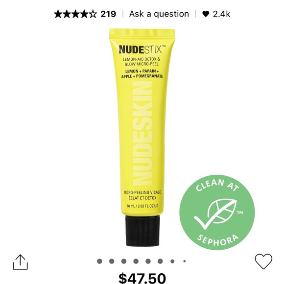 NUDESTIX NUDESKIN Lemon-Aid Detox & Glow Micro-Peel - Picture 2 of 4
